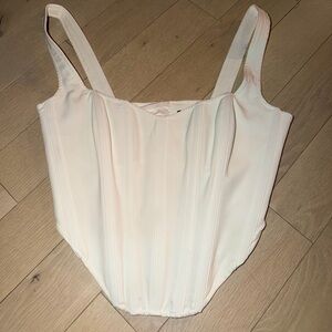 Bardot White Corset Size Small